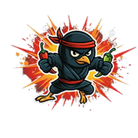 The Thai Wave ninja chicken character